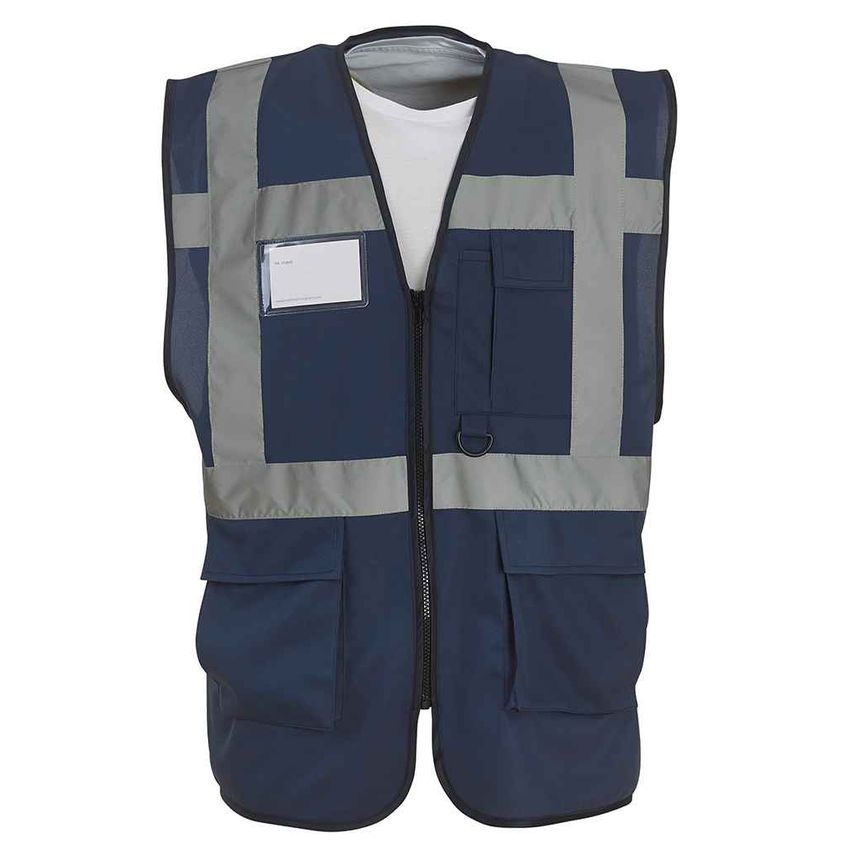 YOKO Executive Waistcoat Mens Navy - YK103 NAV S