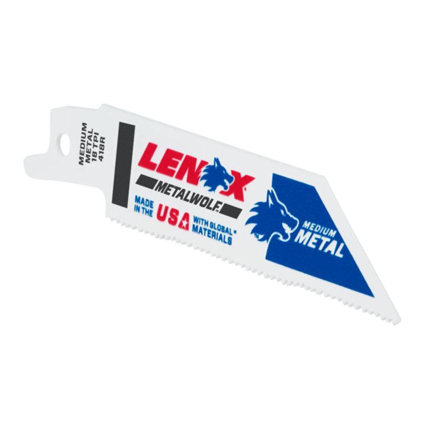 Lenox MetalWolf Wave Edge Reciprocating Saw Blade 102 x 19 x 0.9mm 18 TPI Pack o