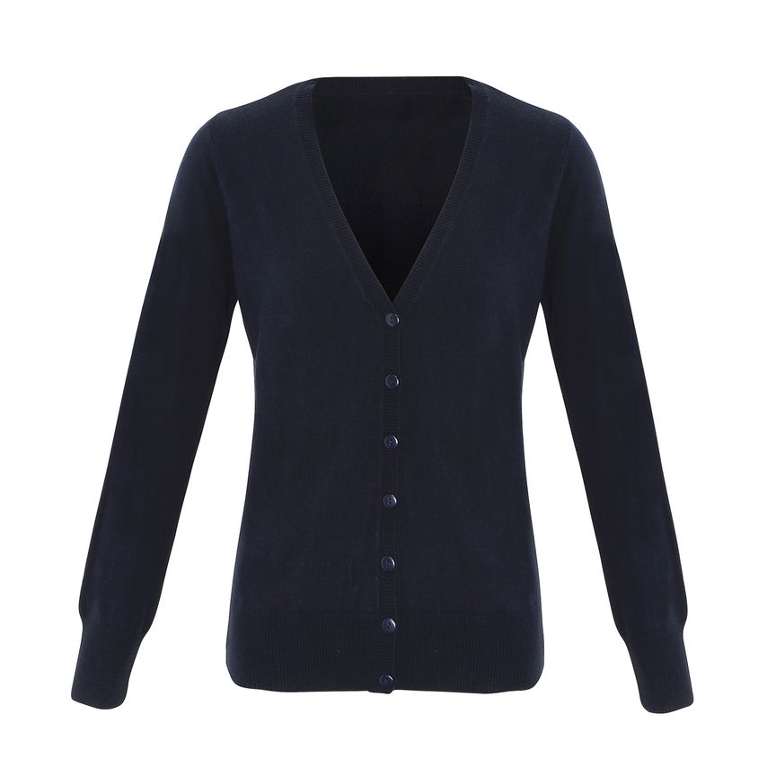 Premier Women's 'essential' Acrylic Cardigan Navy 14
