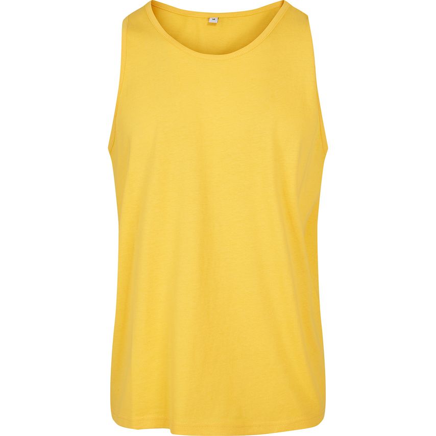 Build Your Brand Basic Tank Taxi Yellow 5XL