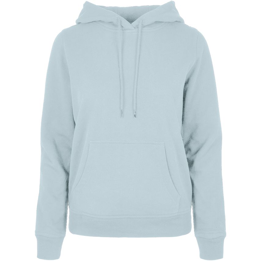 Build Your Brand Women's Basic Hoodie Ocean Blue 4XL