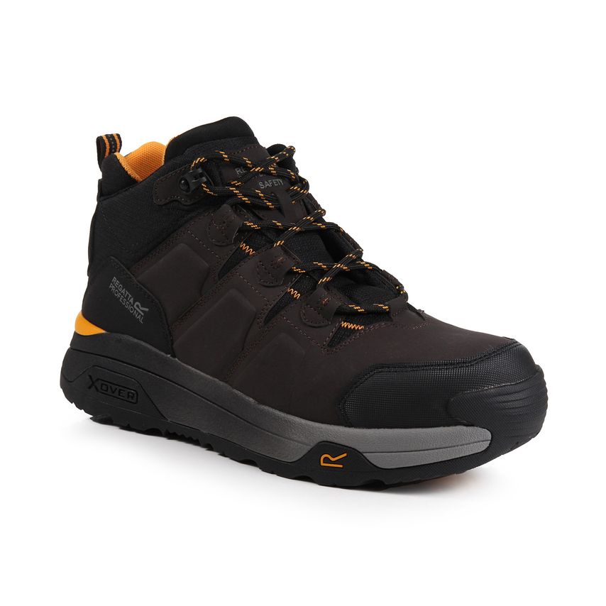 Regatta Professional Hyperfort S1P X-over Metal-free Safety Hikers Black/Gunmeta