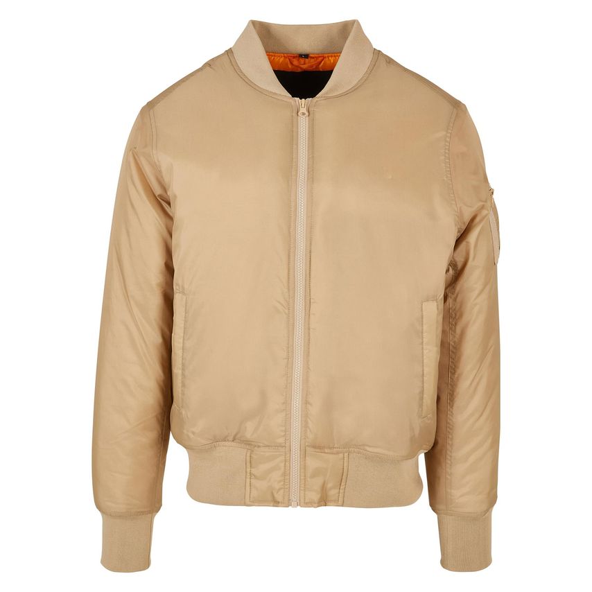 Build Your Brand Bomber Jacket Union Beige XL