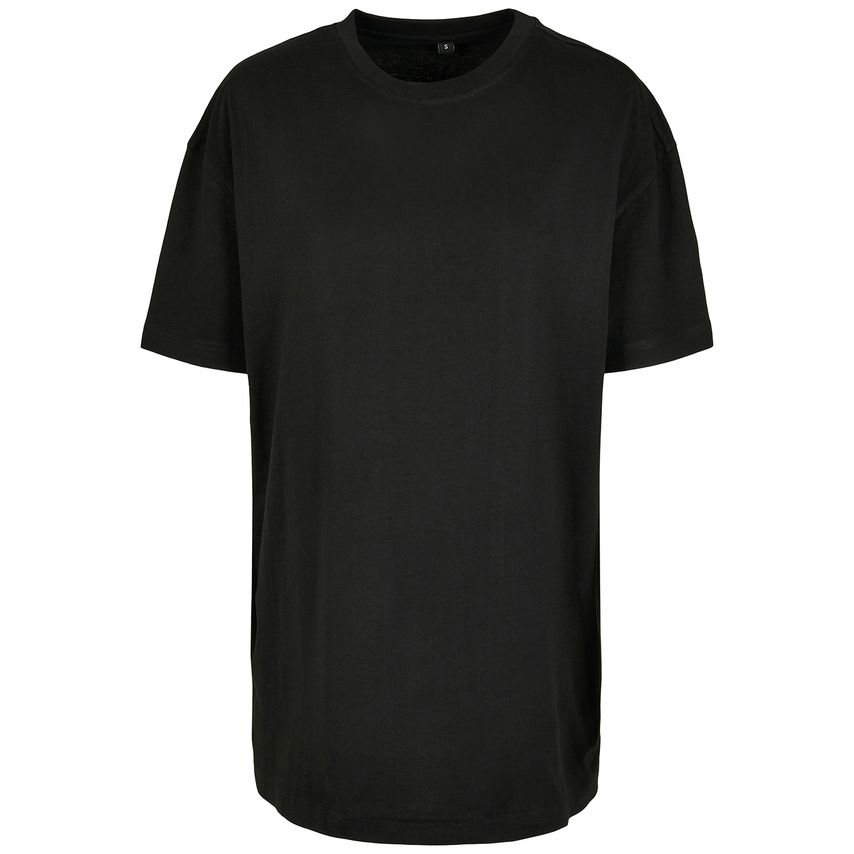Build Your Brand Women's Oversized Boyfriend Tee Black S