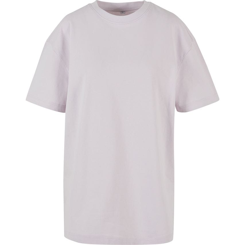 Build Your Brand Women's Oversized Boyfriend Tee Soft Lilac XS