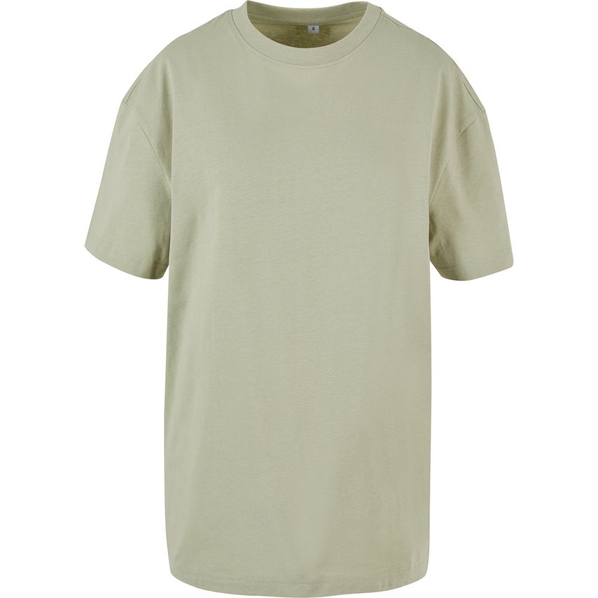 Build Your Brand Women's Oversized Boyfriend Tee Soft Salvia XS
