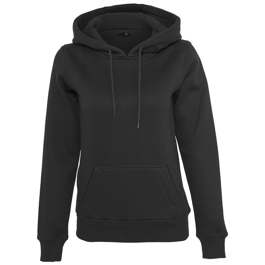 Build Your Brand Women's Heavy Hoodie Black S