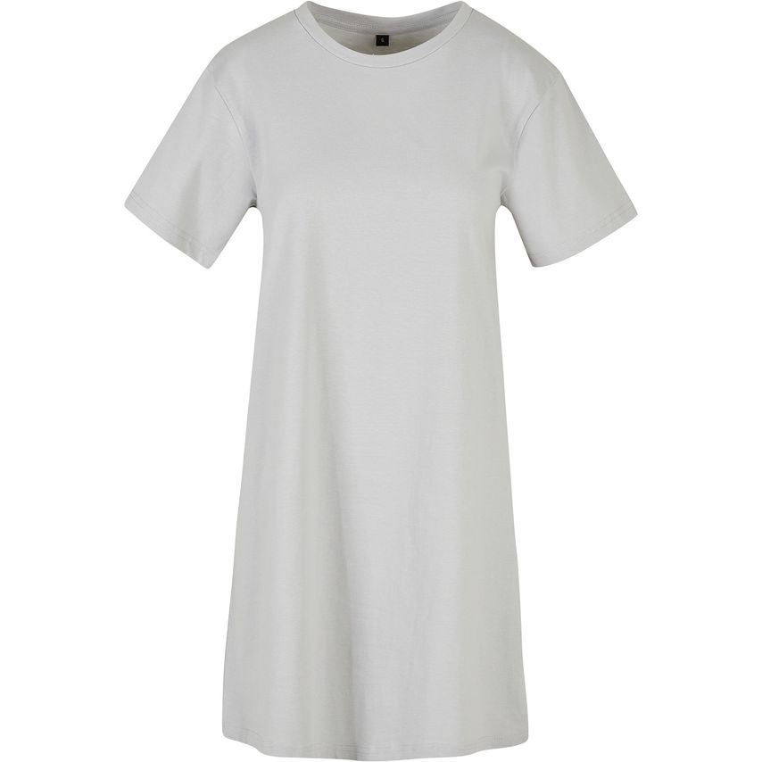 Build Your Brand Women S Tee Dress Light Asphalt S