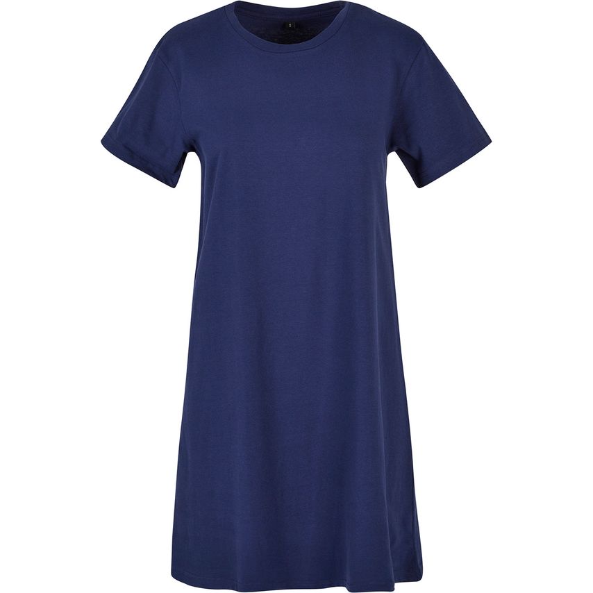 Build Your Brand Women S Tee Dress Light Navy 5XL