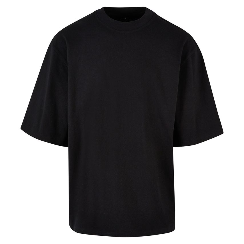 Build Your Brand Oversized Sleeve Tee Black 5XL