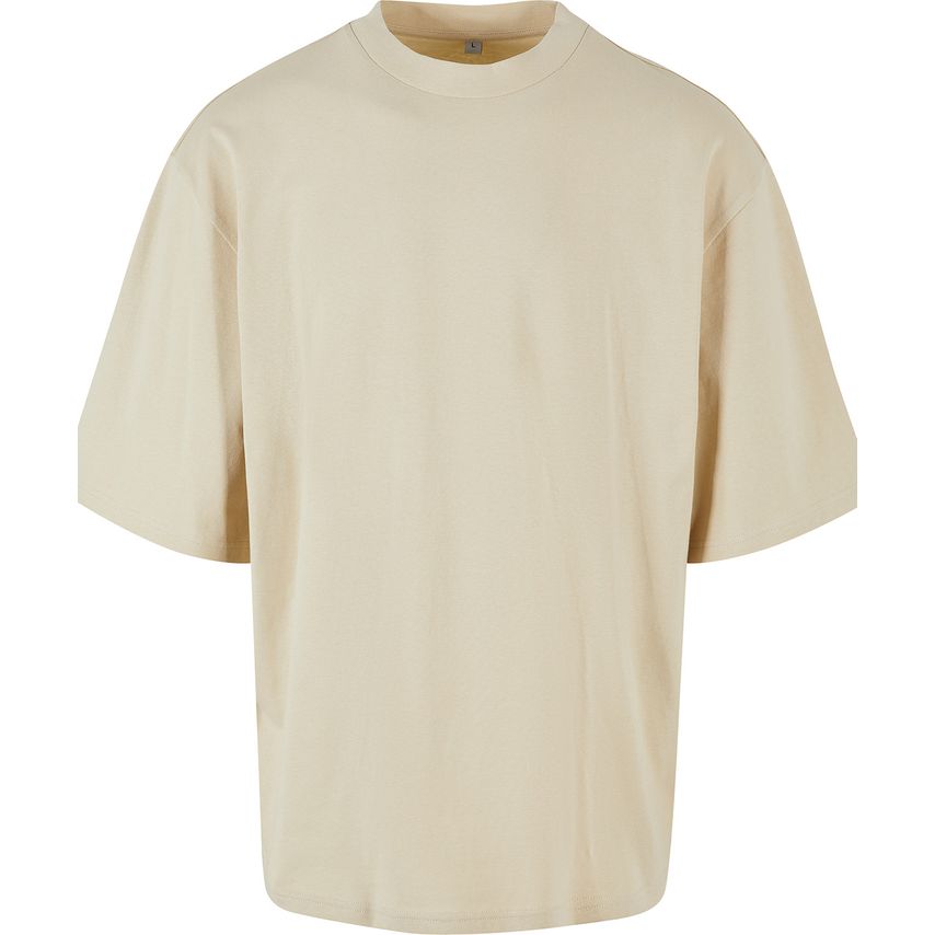 Build Your Brand Oversized Sleeve Tee Sand 2XL