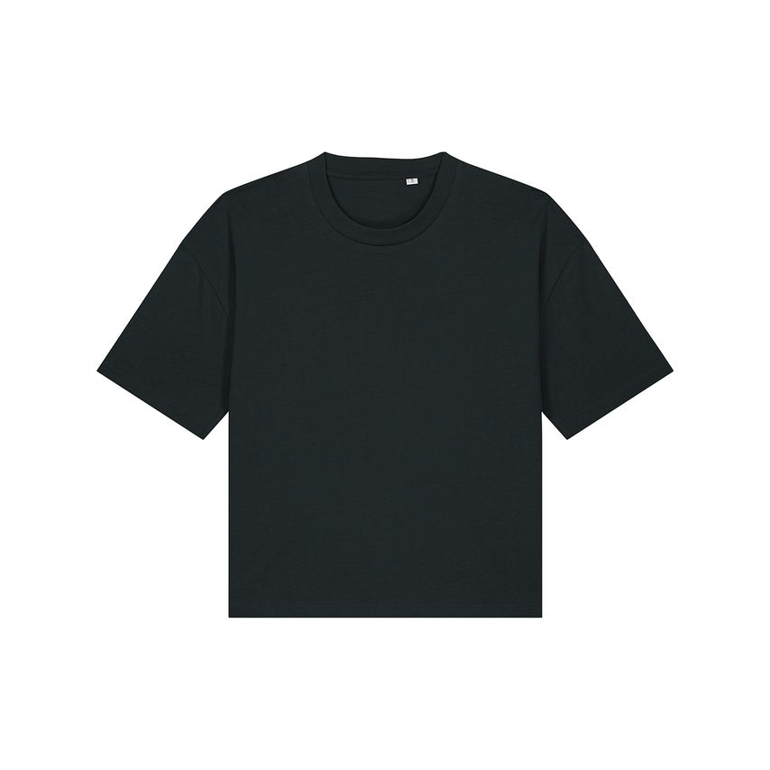 Stanley Women S Stella Nova Boxy T-Shirt (STTW175) Black L
