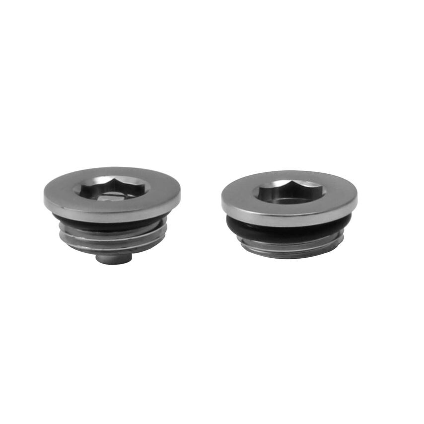 RVUK LTD Air Vent and Plug Set Self Colour Satin Brushed Nickel
