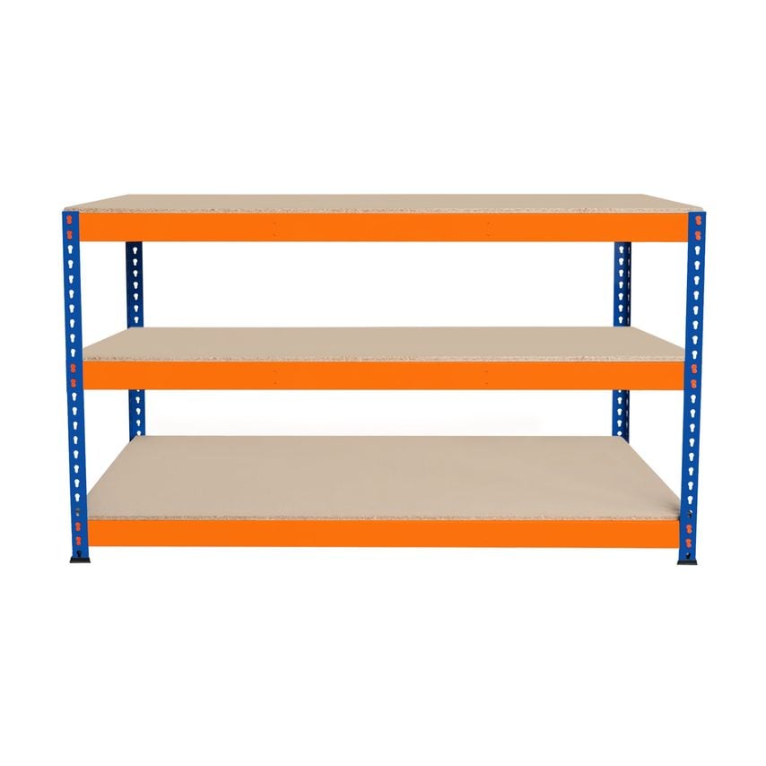 MonsterShop S-Rax 3 Tier Workbench - 150cm x 60cm x 90cm