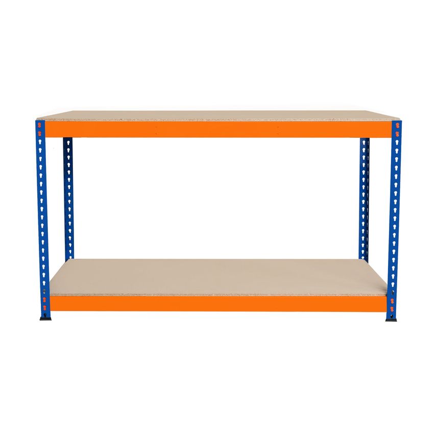MonsterShop S-Rax 2 Tier Workbench - 150cm x 45cm x 90cm