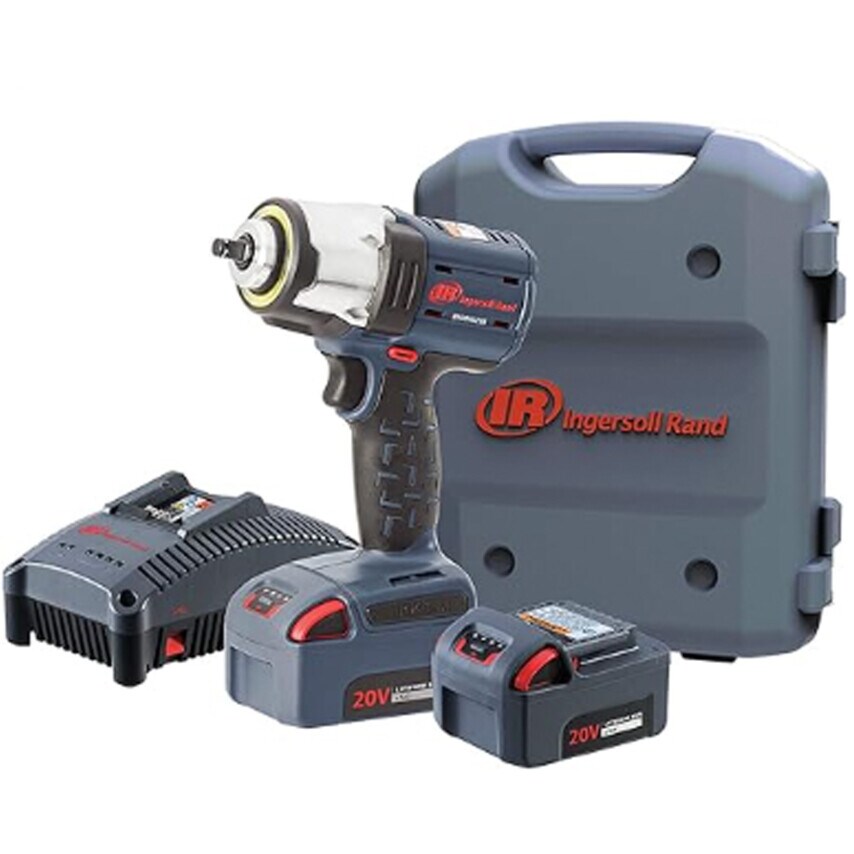 Ingersoll-Rand 3/8in 20V Cordless Impact Wrench with 745NM Breaking Torque Kit