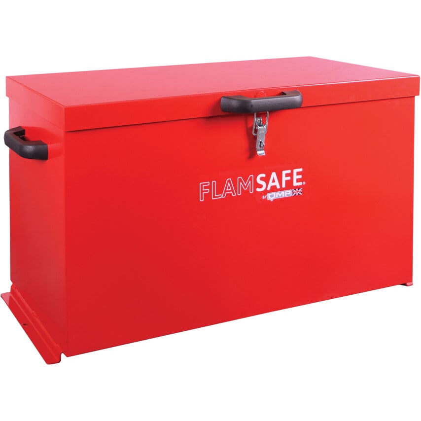 QMP FlamSafe Site Security Box, 555H x 890W x 420Dmm, Red