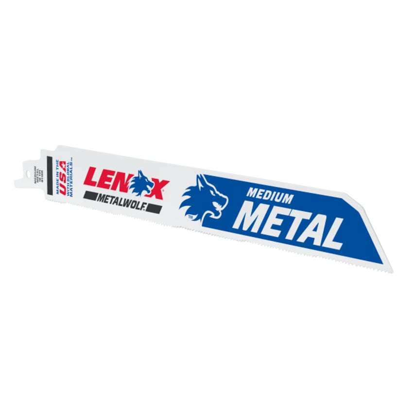 Lenox MetalWolf Wave Edge Reciprocating Saw Blade - 229 x 25 x 1.1mm 18 TPI (Pac
