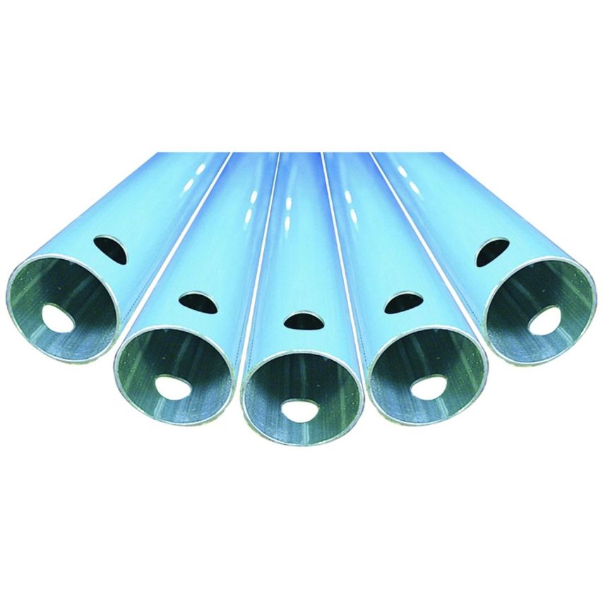 25mm Tube O/d x22 mm Tube I/d - 6m Rigid Aluminium Pipe - 1006A.25.04.00