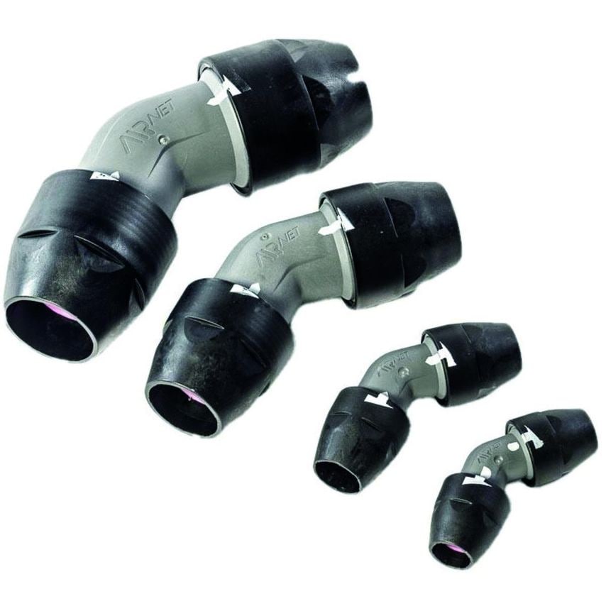 Airnet 40mm 45 Degree Eq Elbow - 2811-4004-80