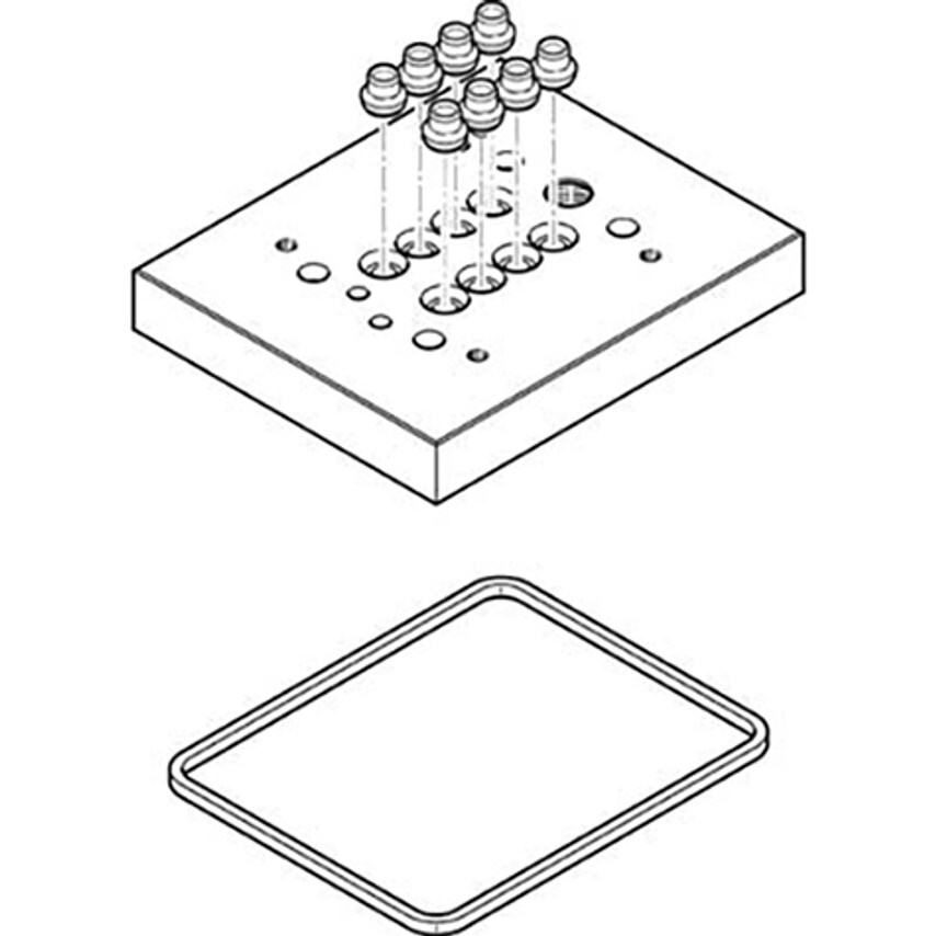 CPV14-VI-P4-1/8-C Multi-pin Plug - 539499 Valve Accessories