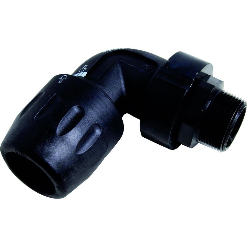 Parker Elbow 90 Male Stud 40mm Tube x 1.1/2in BSPT - 6609.40.49