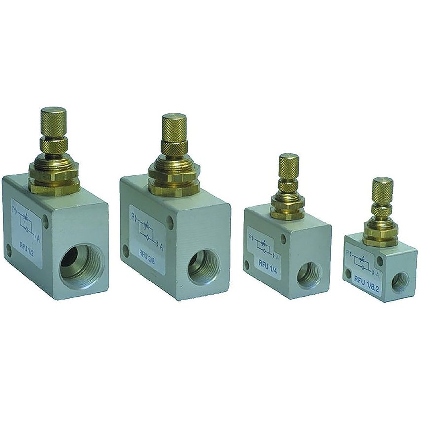 Flow Control Valve Uni REFVUNIFC06 BSPP FMET3/8 - 8850-3/8