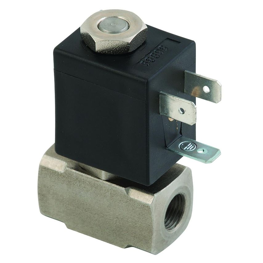 ACL 1/4in BSPP 2/2 Normally Closed Stainless Steel Solenoid Valve 24V Ac - E110B