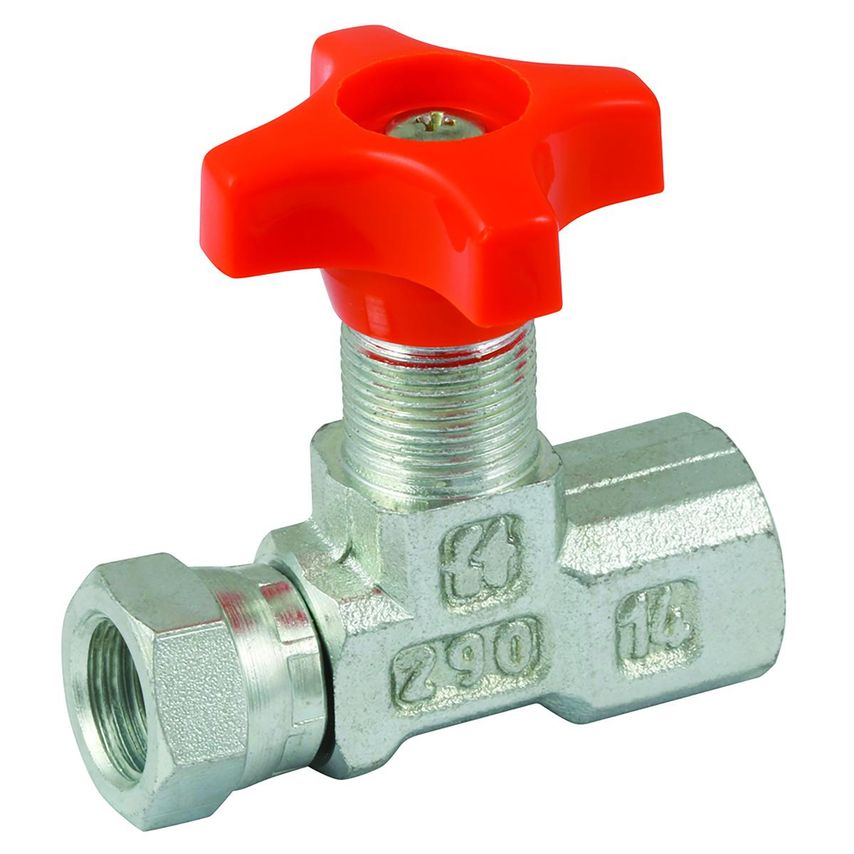 1/4in BSP Fem/sw Gauge Isolator Valve - FT290-01
