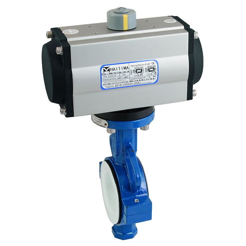 Haitima 3in Wafer Bfly PTFE Lined F/w Hait DA Actuator - HDA 2014WP 11