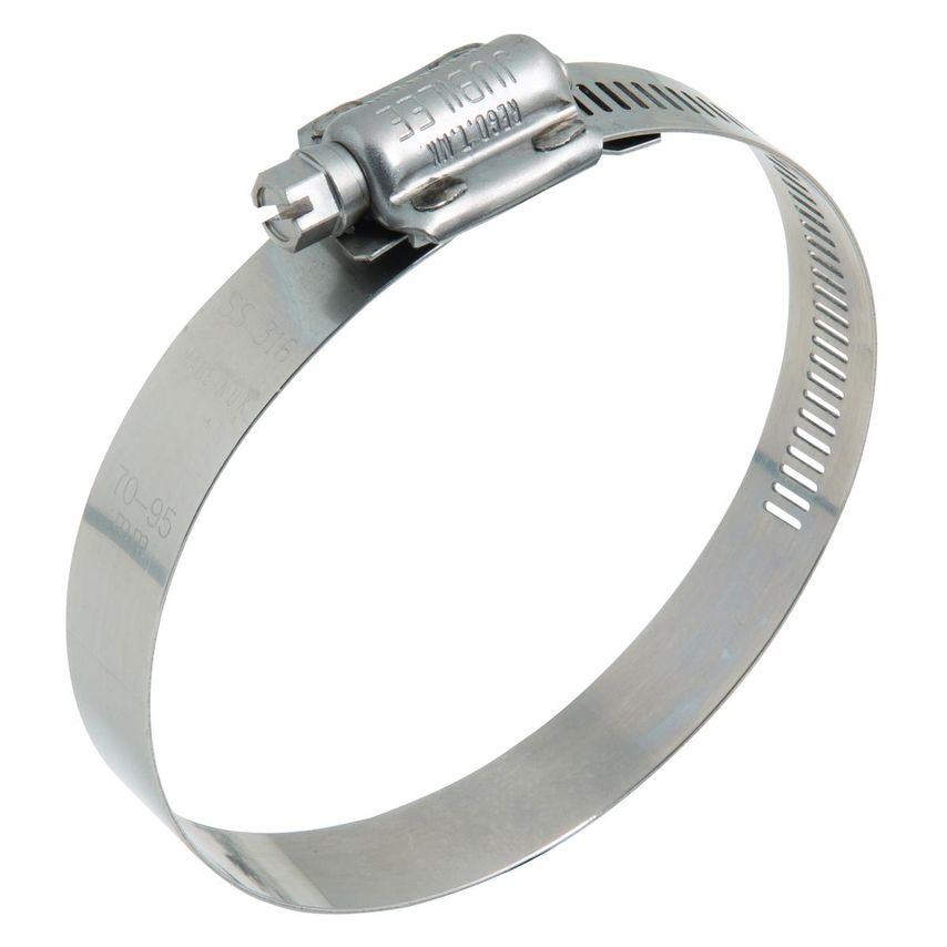 Jubilee 25-40mm Stainless Steel 316, High Torque, 15.7 Band Width, 11.9Nm Recomm