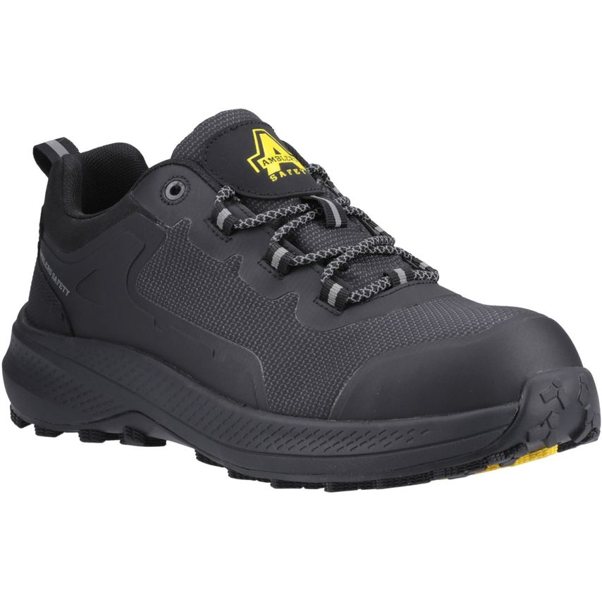 Amblers Safety AS322C Tarka Black Safety Trainers for Male -  Size 7