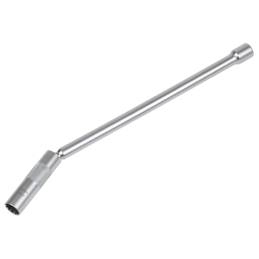 Sealey Spark Plug Socket with Universal Joint & Extension 3/8" Sq Drive 12-Point