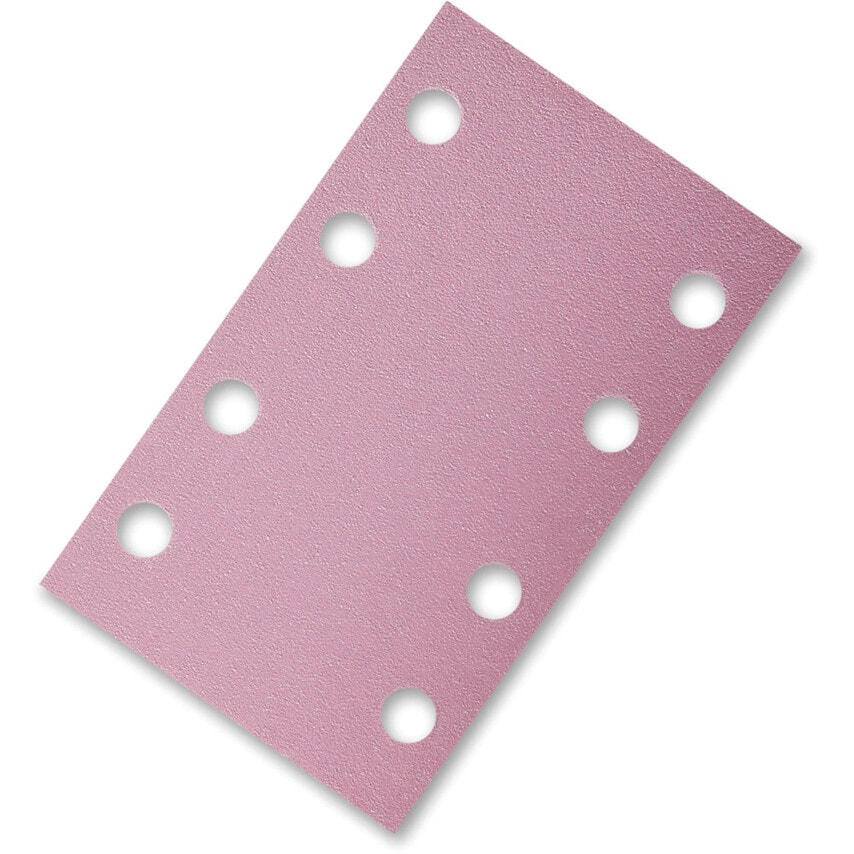 Sia Abrasives 1950 Siaspeed Strips 81X133mm P808-Hole Pink (Pack of 100)
