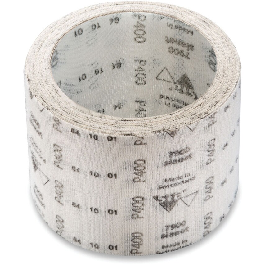 Sia Abrasives 7900 Sianet Rolls 70X10000mm P400 Net-Backed Abrasive Yellow