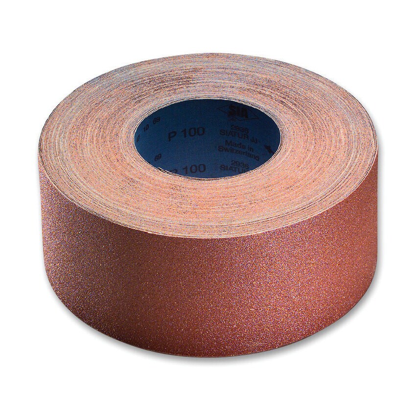 Sia Abrasives 2936 Siatur JJ Fabric Rolls 115X50000mm P150 No Holes Red-Brown