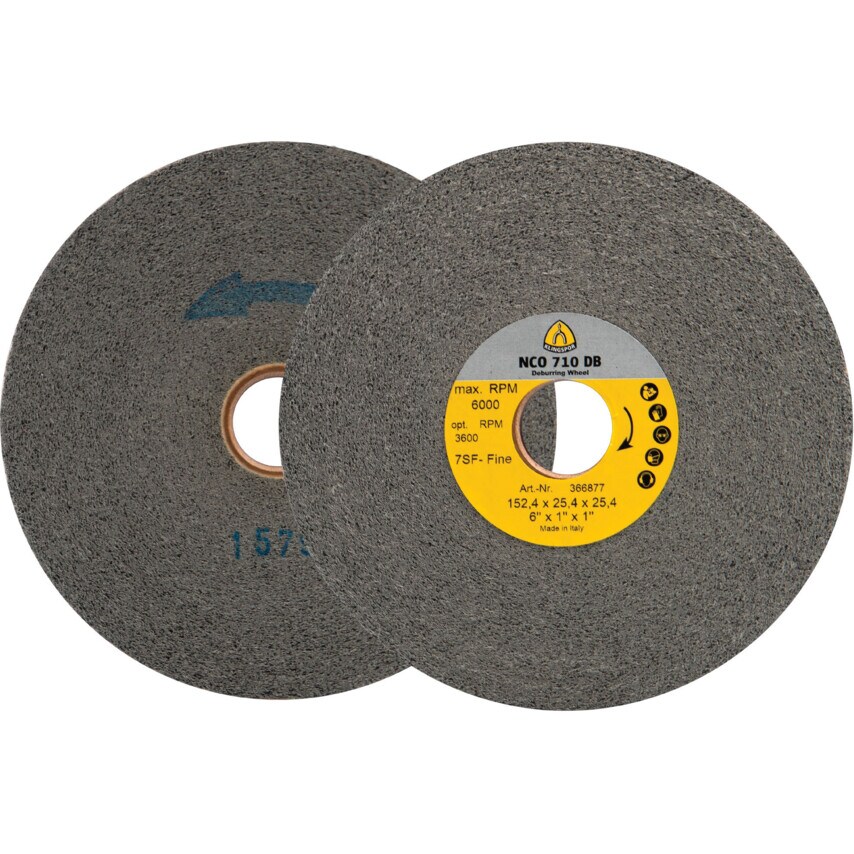 Klingspor NCO710DB Compact Wheel - 9 SF Hard 152.44x25.4x25.4mm (Pack of 2)