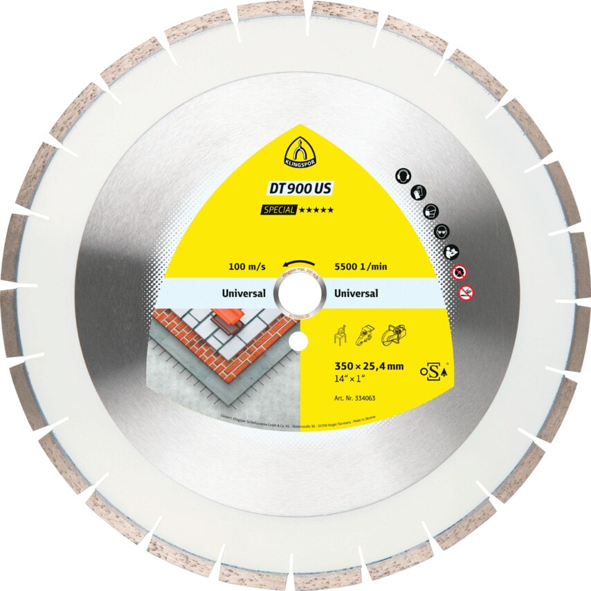 Klingspor DT900US Diamond Blade 450X3.6X25.4mm