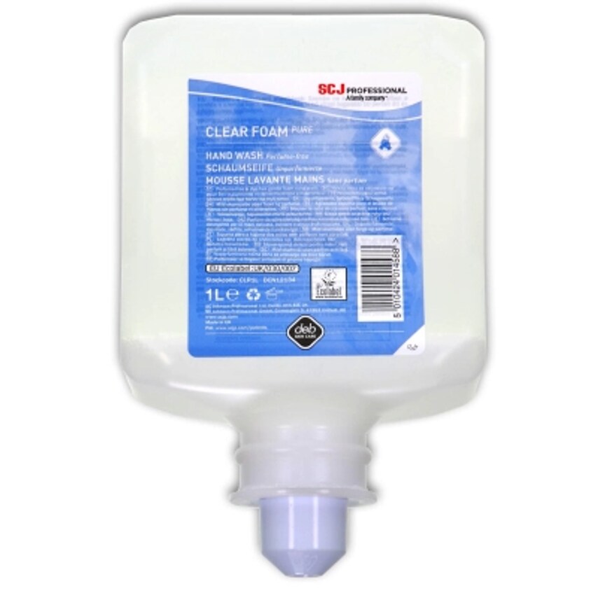 Hand Soap Foam Clear 1L - Pack of 6