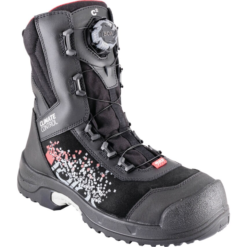 Ejendals Jalas 2728 Black/Grey Tall Boots Size UK 6.5/EU-40