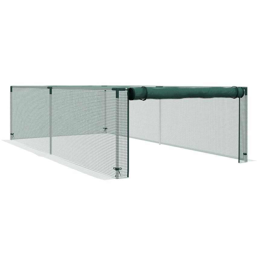 8' x 4' Plant Protection Tent Crop Cage with Door - Green