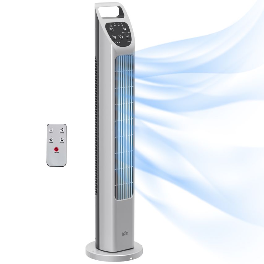Oscillating Tower Fans with 4H Timer for Home Office