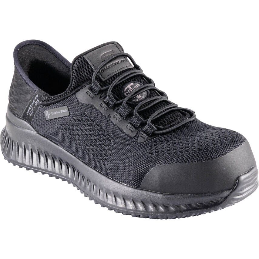 Skechers Workwear Tilido Fletchit Black Trainer Size UK 13