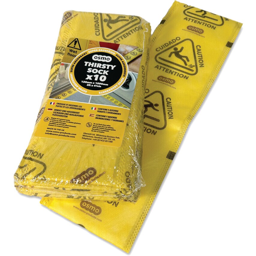 Thirsty Sock 1.0MTR x 12CM Pack of 10