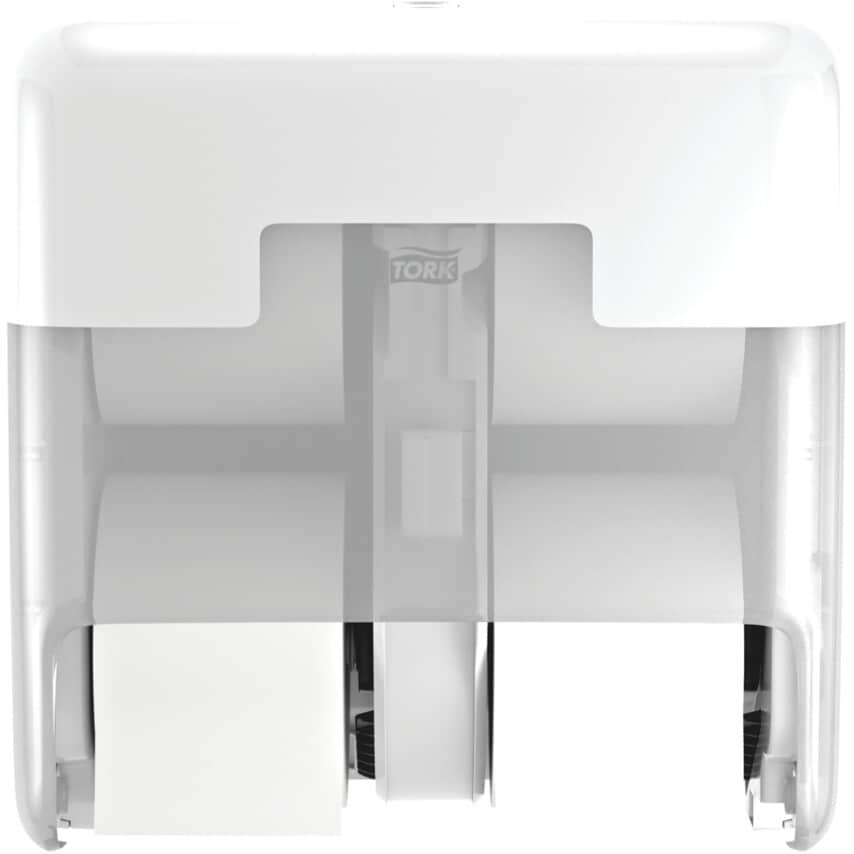 Tork Optiserve Coreless 4-ROLL Toilet Paper Dispenser White