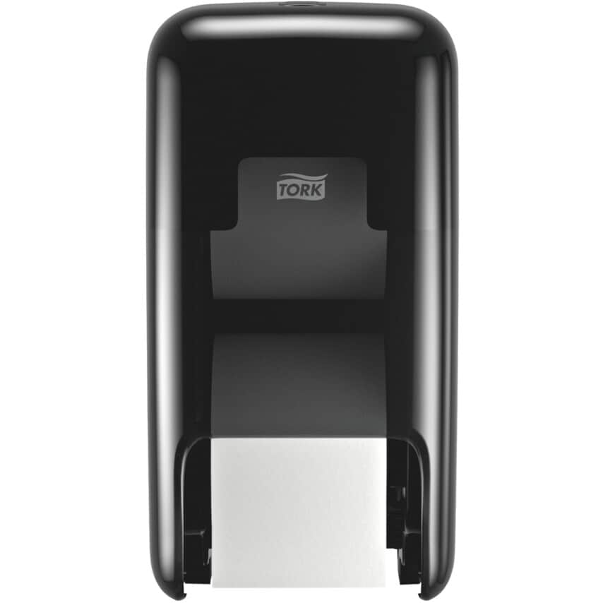 Tork Optiserve Coreless 2-ROLL Toilet Paper Dispenser Black