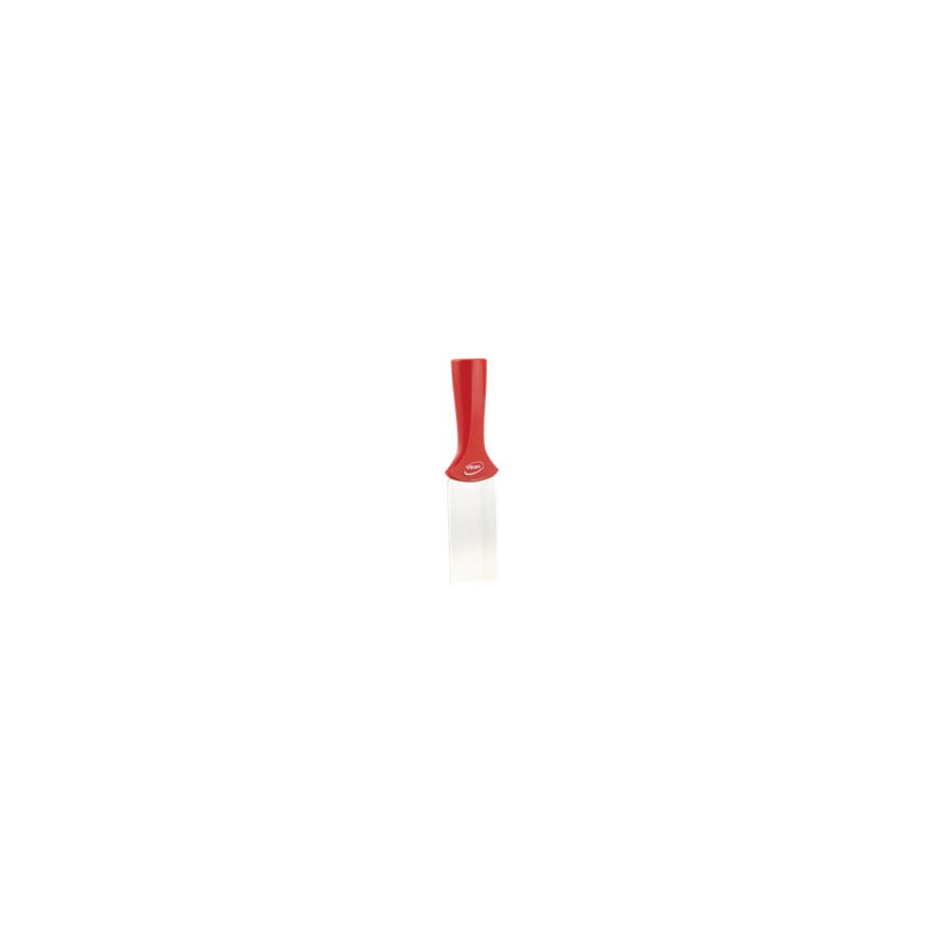 Vikan Stainless Steel Scraper with Threaded Handle 50mm Red