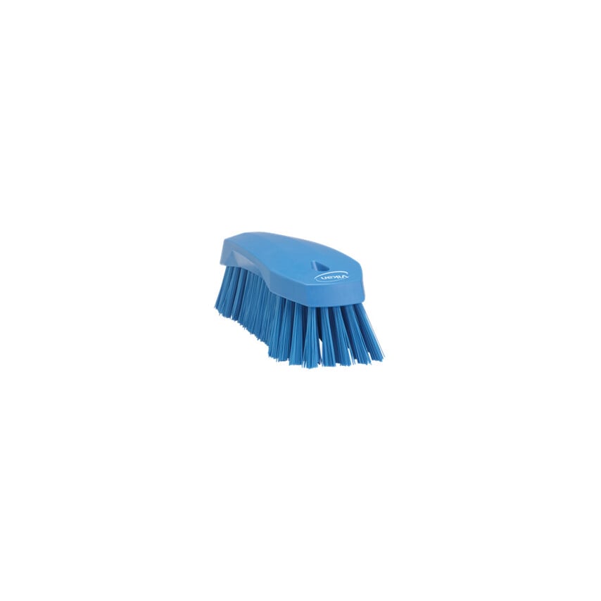 Vikan Hand Brush L 200mm Hard Blue