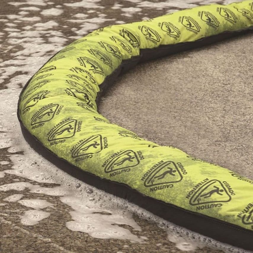 Water Activated Flood Barrier Yellow 100x210mmx1.5m - 415365