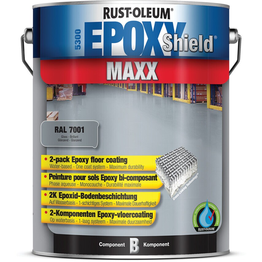 Rust-oleum 5382 Floor Coating Steel Grey 5 Litre